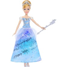 Mey İthalat Mattel Disney Prensesi Cinderella Sihirli Değnek Sallandığında Işıkları Yanan ve Sesler Çıkaran Elbisesi Ile, Filmden Ilham Alan Balo Elbiseli Cinderella, JBF94