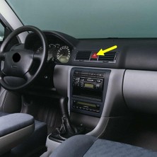 Mey İthalat Kırmızı Üçgen Dörtlü Flaşör Düğmesi 1U0953235B Skoda Octavia A4 ile Uyumlu 97-00