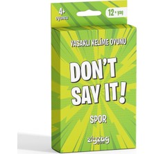 Mey İthalat Desmond Don't Say It! Spor Yasaklı Kelime Oyunu, 12 Yaş ve Üzeri, 4+ Oyuncu, Parti Oyunu, Türkçe