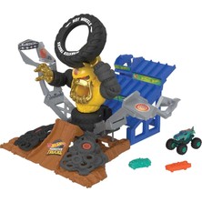 Mey İthalat Hot Wheels Monster Trucks Arena'da Şampiyonluk Mücadelesi Oyun Seti, 4 Yaş ve Üzeri