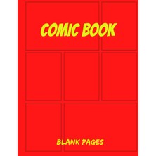 Mey İthalat Comic Book Blank Pages: Create Your Own Comic Strip, Blank Comic Panels