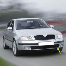 Mey İthalat Ön Tampon Alt Izgara Sol Parçası 1Z0853665 Skoda Octavia A5 ile Uyumlu 2005-2008