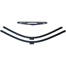 Mey İthalat VASS41 Ön Cam Arka Cam Silecek Seti Opel Astra J Gtc ile Uyumlu 2012-2015