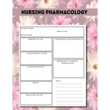 Mey İthalat Independently Published Nursıng Pharmacology Blank Medıcatıon Template Notebook :: Blank Template Style Notebook And Note Guıde For Nursıng Students 122 Pages Paperback 8,5" x 11"