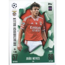 Topps Joao Neves – Breakthrough Baller – Futbolcu Kartı Match Attax