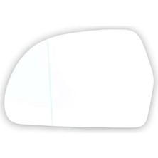 Mey İthalat Sol Yan Dış Dikiz Aynası Camı Isıtmalı 8T0857535E Audi A3 ile Uyumlu 2009-2010
