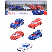 Mey İthalat Majorette, 212055012, French Touch 5'li Hediye Paketi, Özel Fransa Serisi, Fransız Detaylar ve Tasarım, Serbest Tekerlek, Die-Cast (Metal), 1 Açılabilir Parça, Süspansiyon, 1:64, 7,5 cm
