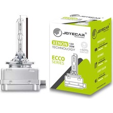 Mey İthalat Joyecar D1S Xenon Far Ampulü, 12V 35W, 6000K Beyaz Işık,%60 Daha Fazla Aydınlatma, Ecco Serisi