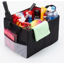 Mey İthalat Orret Home 37X30X24 cm Araç Bagaj Düzenleme Organizeri | Cırtlı Bölmeli, Kaydırmaz Tabanlı, Katlanabilir Bagaj Düzenleyici