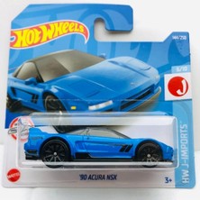 Mey İthalat Hot Wheels 90 Acura Nsx Mavi 1:64 Ölçek Hotwheels Marka 6/10, Oyuncak Araba