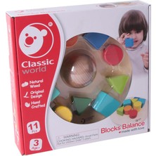 Mey İthalat Classic World Ahşap Bloklar Denge Oyunu