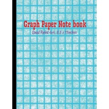 Mey İthalat Graph Paper Quad Ruled 4x4, Grid Paper, 100 Sheets, 8.5 x 11INCHES
