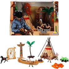 Mey İthalat Wild West Hero Kovboy Oyun Set Set Kızıldereli Çadır Müzikli/ışıklı