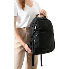 Mey İthalat Louisiana Polo Bolsas Kadın Okul Sırt Çanta Siyah 1093