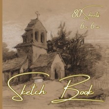 Mey İthalat Sketch Book: 6 x 6 Inch, 80 Sheets
