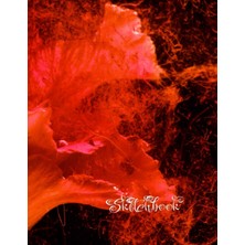 Mey İthalat Sketchbook: Water Colour Pattern Affect Background, Large 8.5" x 11", 110 Pages, Perfect For Everyone, Crayons, Pencils, Drawing And Sketching