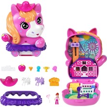 Mey İthalat Polly Pocket Midilliyle Rodeo Heyecanı Mikro Oyun Seti, 4y+, JCR39