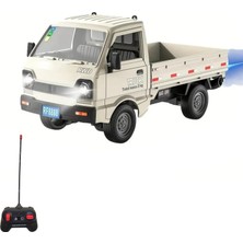 Mey İthalat Giffy / Uzaktan Kumandalı Rc Kamyonet, Işıklı, Buhar Atan, Şarjlı Iş Makinesi Araç Yük Taşıma Aracı Kamyonet (Beyaz)
