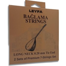 Mey İthalat Uzun Sap Bağlama Teli Saz 2'li Set
