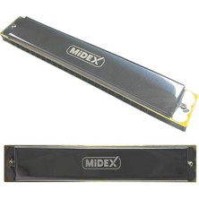 Mey İthalat Midex HN-24SL Silver 24 Delikli Mızıka