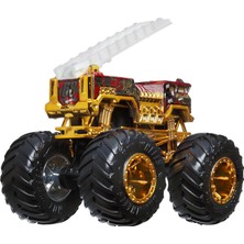 Mey İthalat Hot Wheels Monster Trucks Bigfoot Trophy Şampiyonları Tekli Arabalar JDV96 - JDV97 Bigfoot