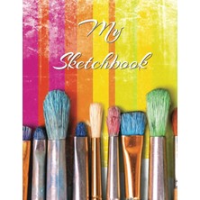 Mey İthalat My Sketchbook: Perfect Sketchbook, Notebook For Drawings And Paintings, Writing 120 Pages, 8.5X11