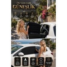 Mey İthalat Araç Güneşlik Araba Perdesi Yan Cam Perde Güneş Önleyici Oto Içi Güneşliği Için Sinekliği Araba Güneşliği (2)