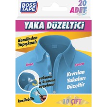 Mey İthalat Boss Tape Yaka Düzleştirici Yapışkanlı Balin 20 Adet