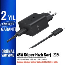 Galaxy A36 A37 A56 45W Süper Hızlı Şarj Aleti Orjinal (Samsung Türkiye Garantili)