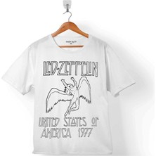 Kendim Seçtim LED Zeppelın 1977 Led-Zeppelın Logo Çocuk Tişört