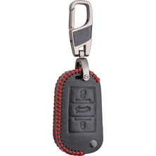 Mey İthalat Alisveristime (Citroen C4 Cactus,c5,c3,c6,c8,picasso Uyumlu) Deri Anahtar Kılıfı