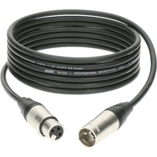 Mey İthalat Klotz M1 MY206 Mikrofon Kablosu Siyah 0,6m Xlr Klotz Uçlu