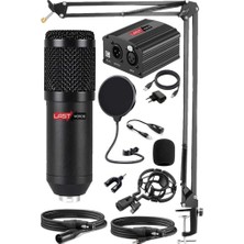 Mey İthalat Lastvoice BM800YP Youtuber Mikrofon Phantom Stand Filtre 7.1 Seti