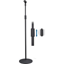 Mey İthalat Lastvoice Bms-01 Profesyonel Boy Mikrofon Sehpası Standı (90-180 Cm)