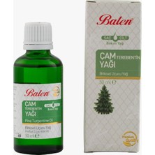 Mey İthalat Balen Çam Terebentin Yağı Çam Terabentin Doğal Bitkisel Uçucu Yağ 50 ml Saç ve Cilt Bakım Yağı