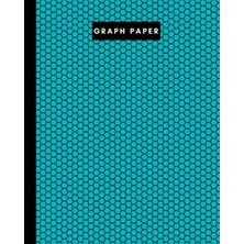 Mey İthalat 8" x 10" Graph Paper - 106 Pages - Black Beehive On Teal: Imperial 1/4” Squared White Graph Paper And High Quality Gloss Cover By Elizabeth Banks