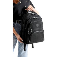 Mey İthalat Louisiana Polo Bolsas Kadın Okul Sırt Çanta Siyah 1087