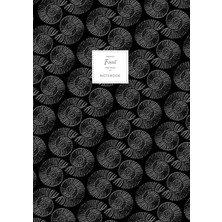 Mey İthalat Fossil Notebook - Lined Pages - A4 - Premium: (Black Edition) Fun Notebook 192 Lined Pages (A4 / 8.27X11.69 Inches / 21X29.7CM)