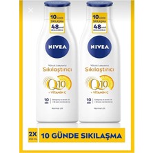 Mey İthalat Nıvea Sıkılaştırıcı Vücut Losyonu Q10 Vitamin C 250 ml 48 Saat Nemlendirme 2 Adet
