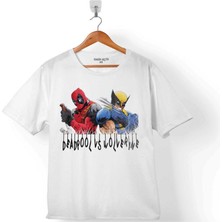 Kendim Seçtim Marvel Deadpool Vs And Wolverıne Çocuk Tişört