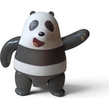 Hureggo Vintage Mcdonald's Happy Meal 2020 - We Bare Bears (Kafadar Ayılar) Panda Figür Oyuncak (8 cm
