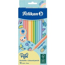 Mey İthalat Pelikan Pastel Renkler 12LI Kuru Boya