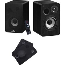 Mey İthalat Maxword RM-400BK Aktif Stüdyo Referans Monitörü 4 Inç Çift Bluetooth USB 140 Watt
