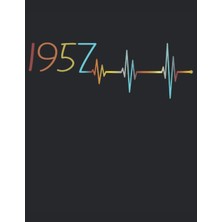 Mey İthalat 101 Mandalas - Malbuch Ekg Herzschlag Jahrgang 1957 Baujahr Heartbeat: Lustiges Retro Geburtstag Design Frequenz - A4 (8,5X11) - 101 Seiten - ... - Entspannen - Anti Stress - Zum Ausmalen