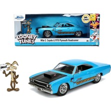 Mey İthalat Jada, 253255028, Looney Tunes Oyuncak Figürlü, 1:24, Die-Cast( Metal ), Açılabilir Bagaj Kaput ve Kapılar, Looney Tunes Runner