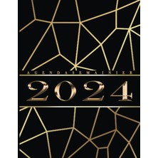 Mey İthalat Agenda Semainier 2024: Soyez Le Maître Incontesté De Votre Temps, Atteignez Vos Objectifs Avec Aisance Grâce À Notre Planificateur Hebdomadaire 1 ... Format A4 Couverture Noire Doré Mandala