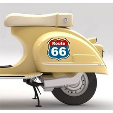 Mey İthalat Sticker Usta Route 66 Sticker 00387 Renkli 15X15 cm