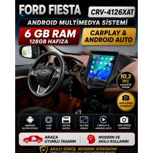 Carvocal Ford Fiesta (2010-2017) Android 14 Multimedya Carplay 10 Inch 6 GB Ram / 128 GB Hafıza CRV-4126XAT