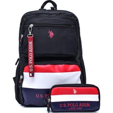 Mey İthalat U.s. Polo Assn. U.s. Polo. Assn. Okul Çanta Seti PLSET2417677,SIYAH Tek Ebat