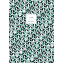 Mey İthalat Panda Notebook - Lined Pages - A4 - Premium: (Sky Blue Edition) Fun Notebook 192 Lined Pages (A4 / 8.27X11.69 Inches / 21X29.7CM)